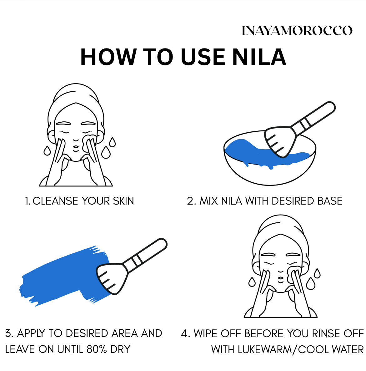 Moroccan Nila Powder 100g